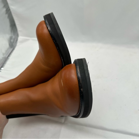 J. Crew Women's Brown Leather Pull-on Boots Size 9 Style BA557 - Picture 7 of 10